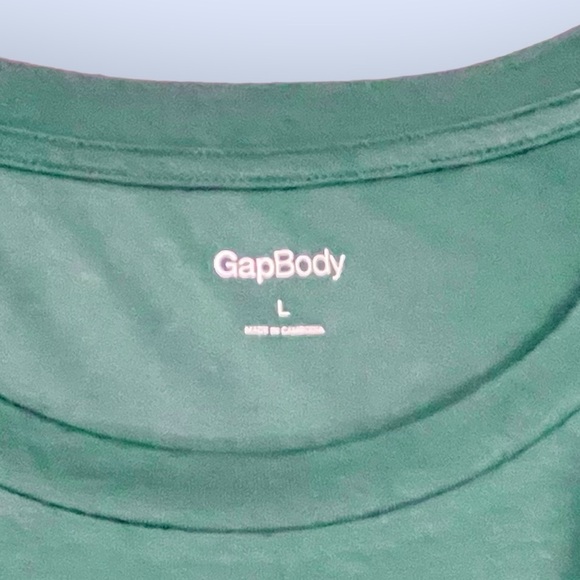 Gap Body Tee Hunter Green; women's Large: Super soft! - Picture 5 of 5